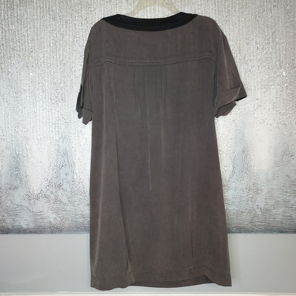 Jaeger 100% SILK  Shift Dress Sz-14 - Picture 3 of 7